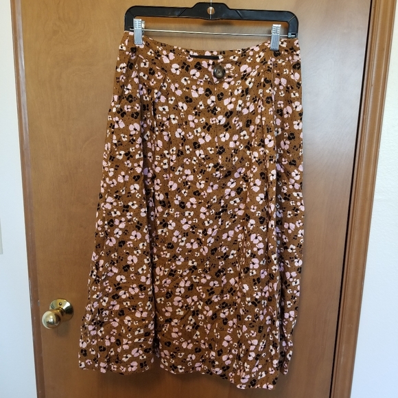 Midi floral skirt, Who What Wear - Picture 1 of 3